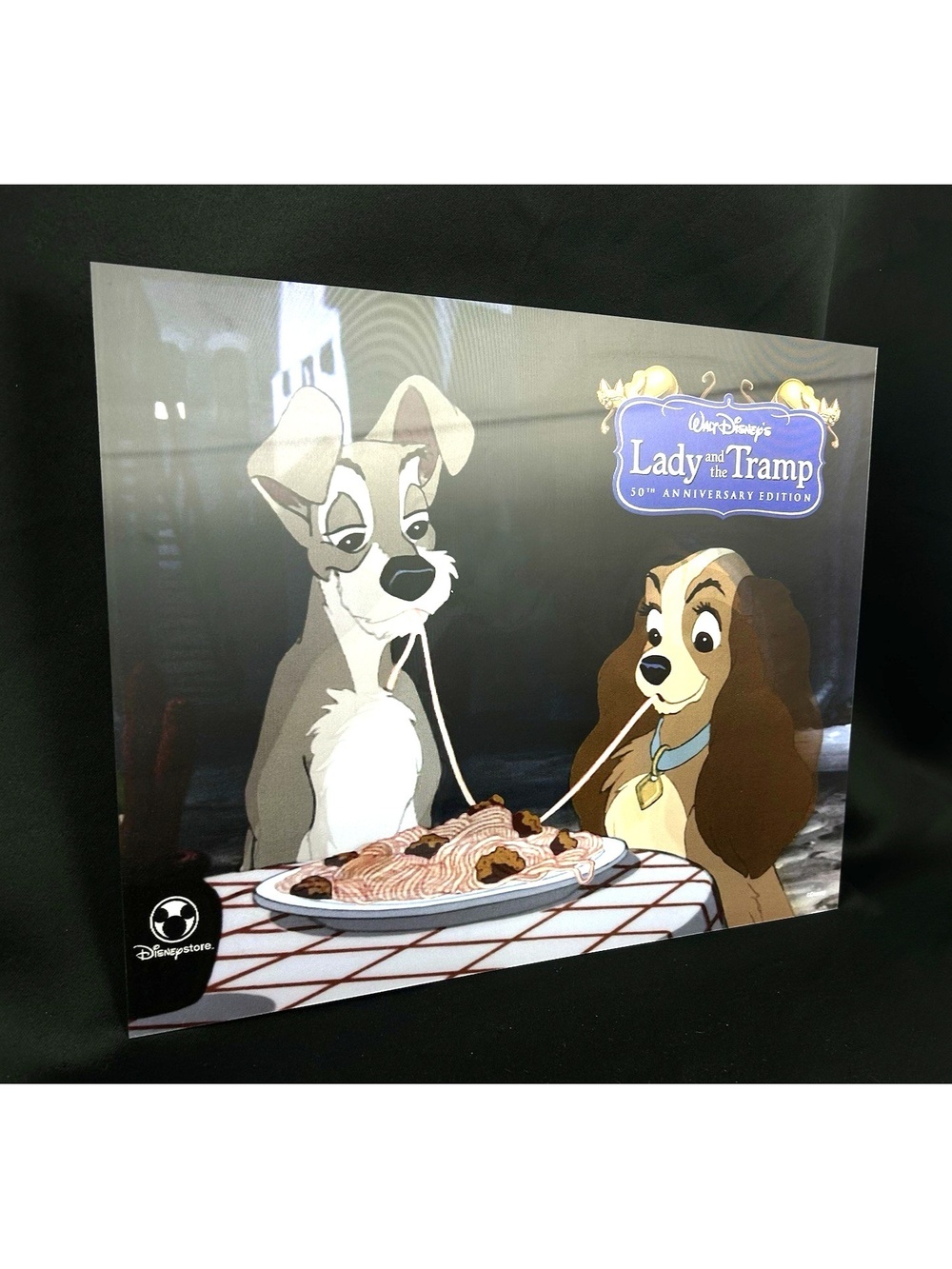 Walt Disney Lady and The Tramp 50th Anniversary Lenticular 3d Wall Art 14"x11"